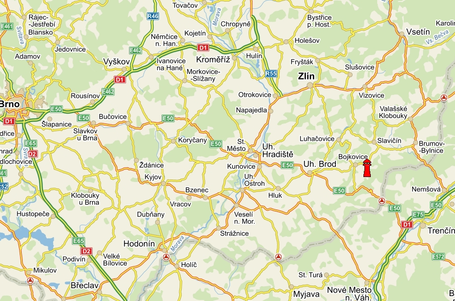 Popis: bojkovice-mapa1