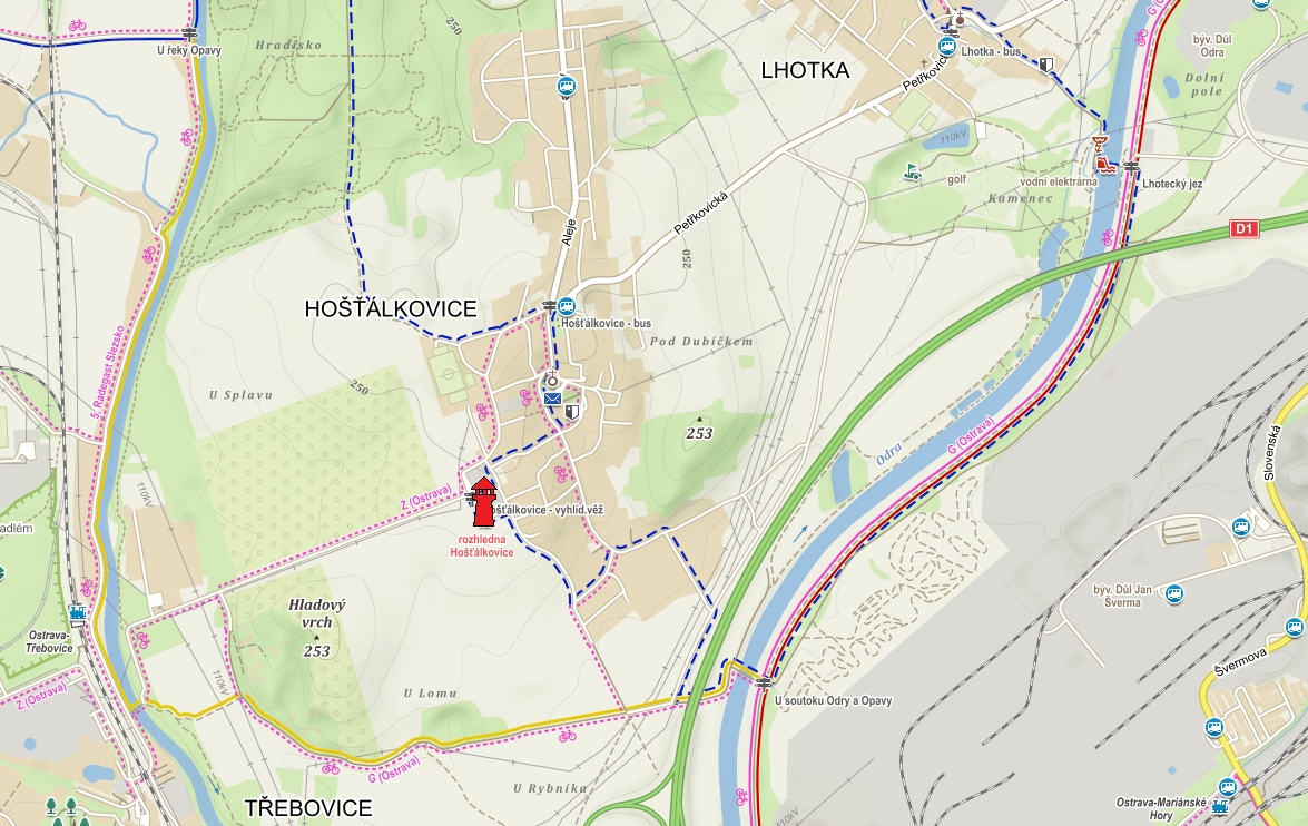 Popis: hostalkovice-mapa2